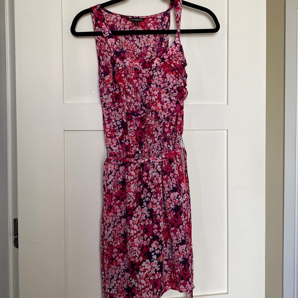 Printed flower dress from Express